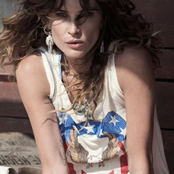 Spell & the Gypsy Collective Designs Captain Americana T-Shirt Sz S - Picture 3 of 8